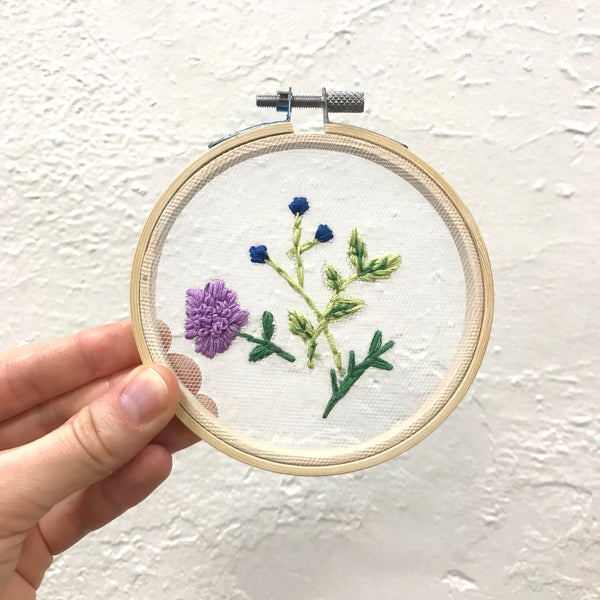 Workshop - Floating Embroidery Kit - At Home