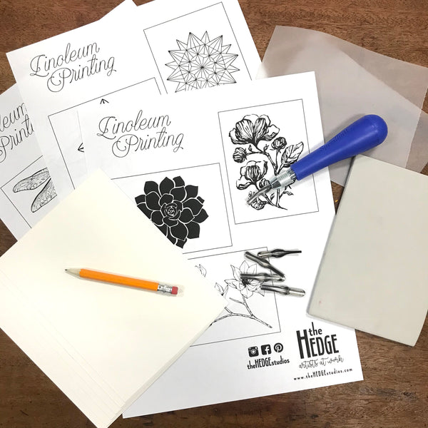 Workshop - Linoleum Printing Kit - At Home