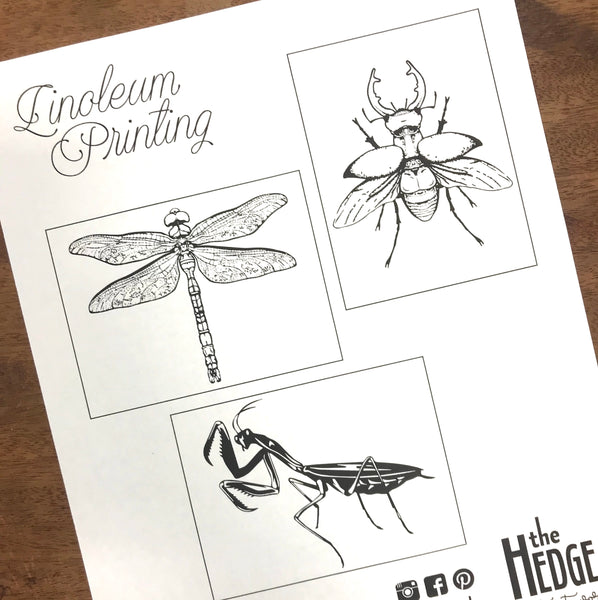 Workshop - Linoleum Printing Kit - At Home