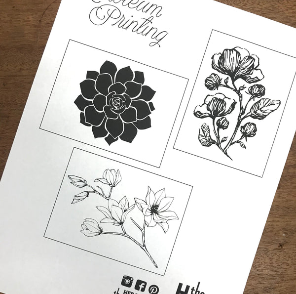 Workshop - Linoleum Printing Kit - At Home