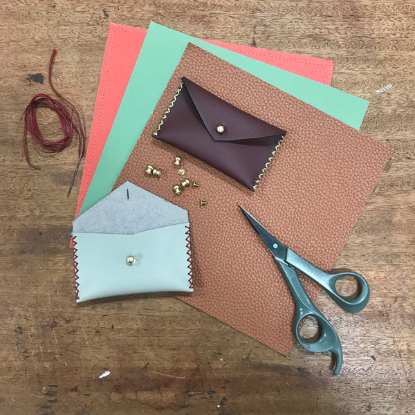 Workshop - Faux Leather Mini Clutch - At Home