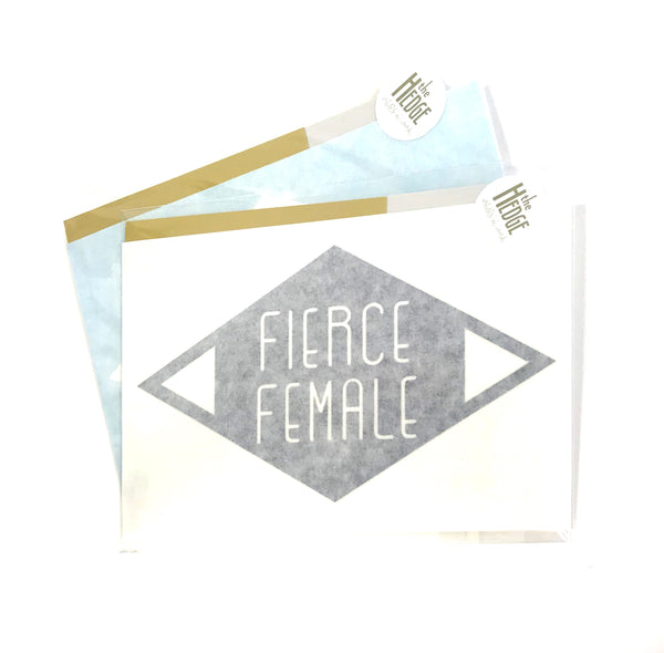 Activist Wear - Fierce Female Sticker/Decal