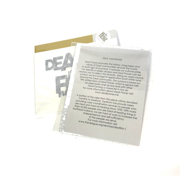 Activist Wear - Deafness is the Fresh new sound Sticker/Decal