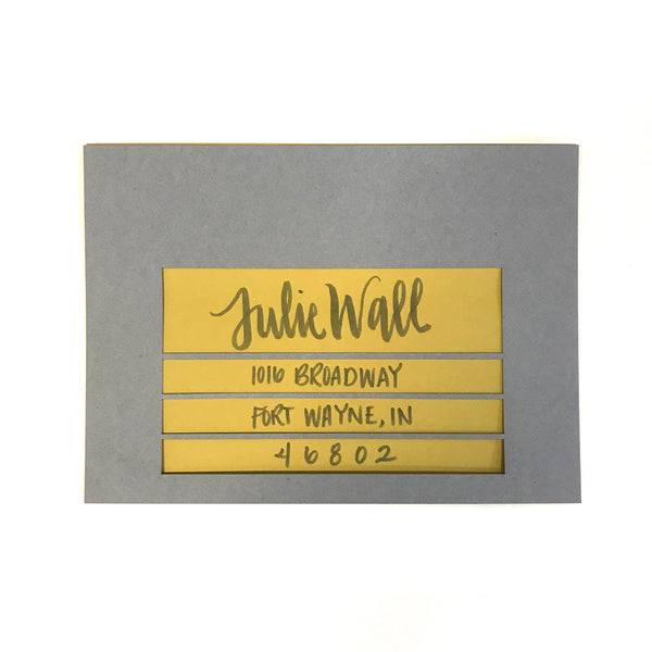 printed goods - pinwheel snail mail kit