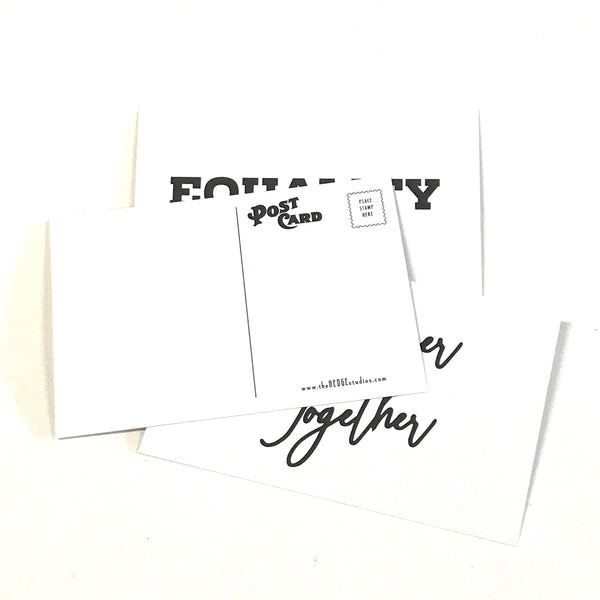 printed goods - activist wear - BLM postcard pack
