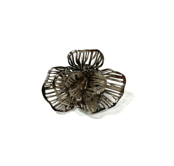 acrylic jewelry - bloom ring - bronze mirror