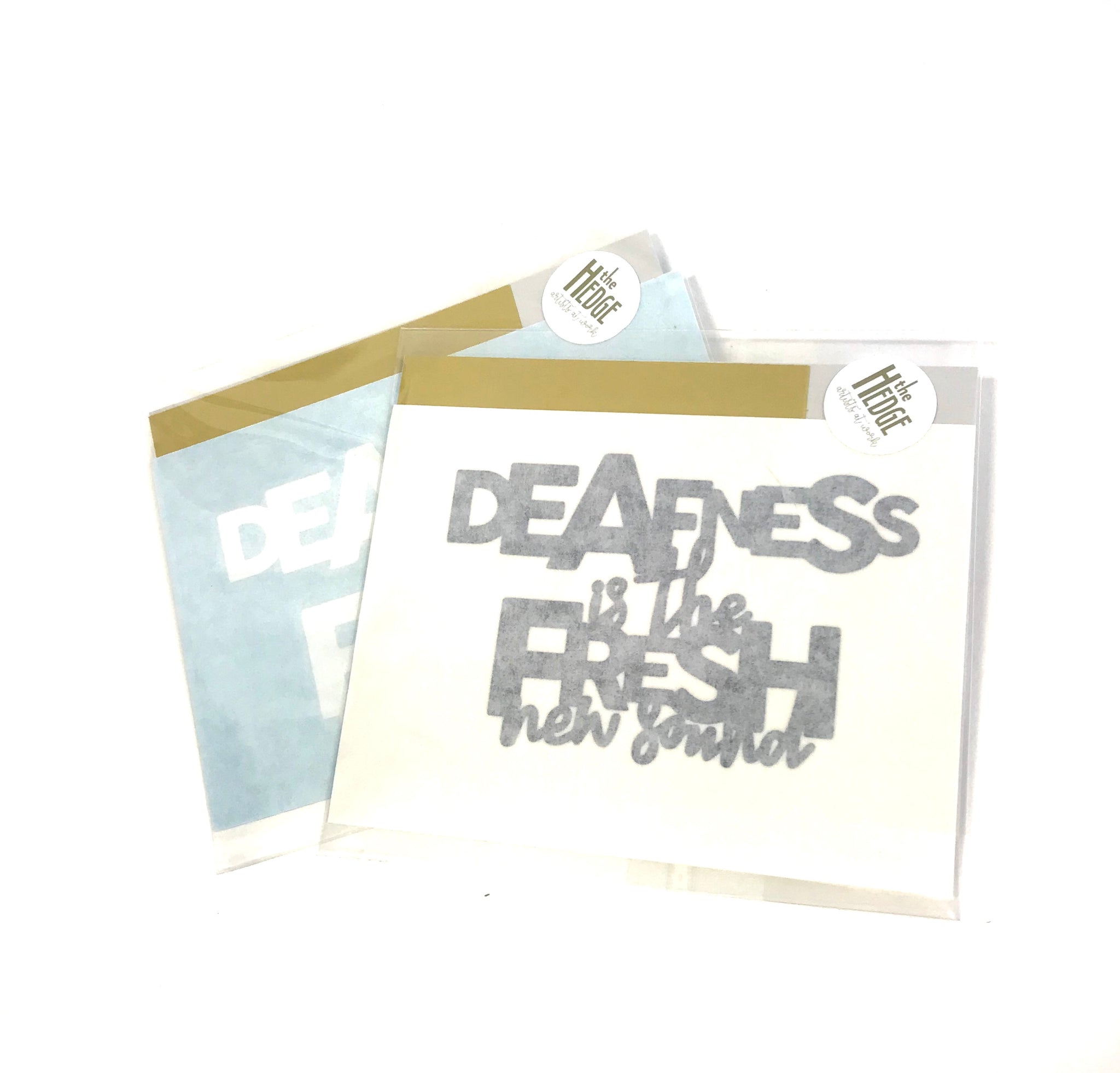 Activist Wear - Deafness is the Fresh new sound Sticker/Decal