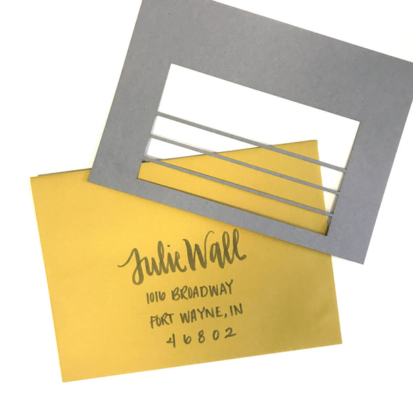 printed goods - sunburst snail mail kit