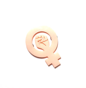 Activist Wear - Girl Power Pin - Pink